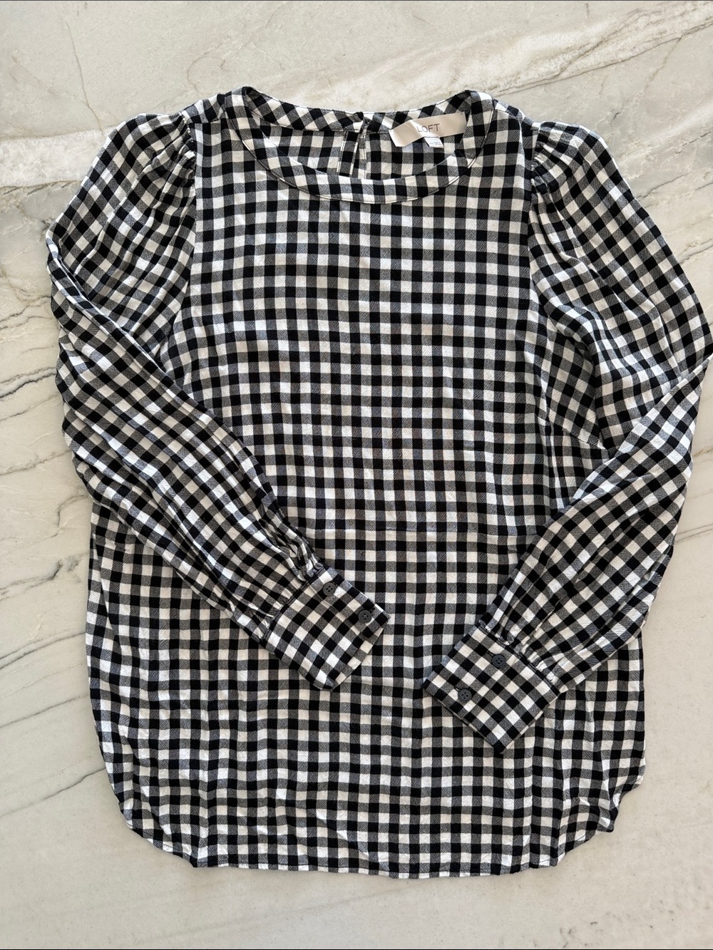 Maternity Gingham Blouse